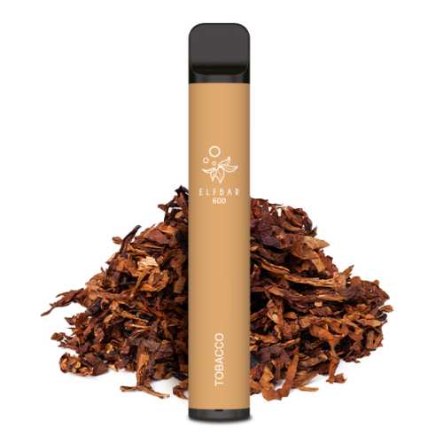 Elf Bar 600 Tobacco Einweg-E-Zigarette mit 2% Nikotin oder nikotinfrei – Vapestick jetzt bei semyshop.de online bestellen!